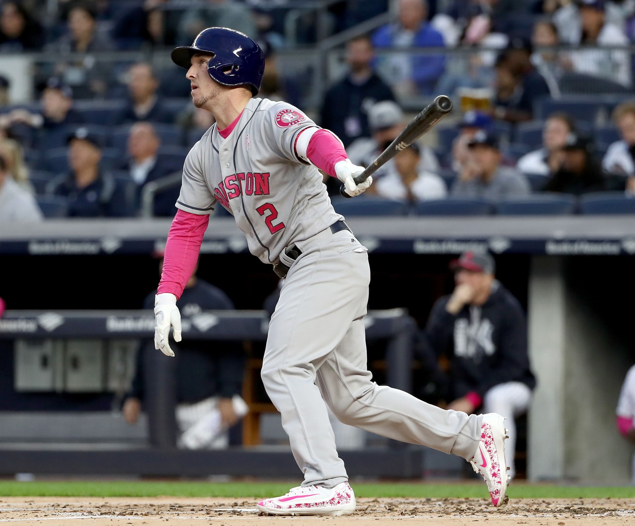 The curious case of Astros star Jose Altuve's pink Mother's Day cleat