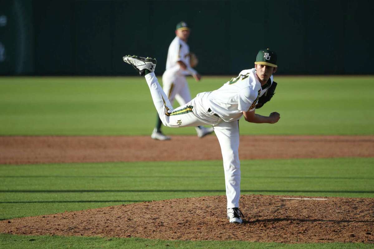 Troy Montemayor, who pitched in front of thousands at the Little League World Series, is a star closer at Baylor.