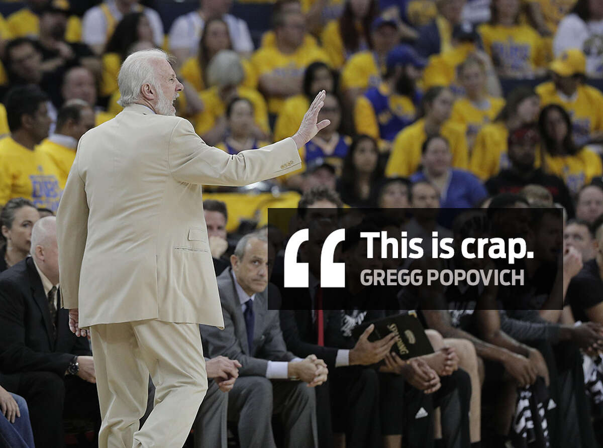Spurs coach Gregg Popovich on Monday morning went scorched earth on Zaza Pachulia after Kawhi Leonard re-injured his sprained ankle in Game 1 of the Western Conference Finals against the Golden State Warriors.