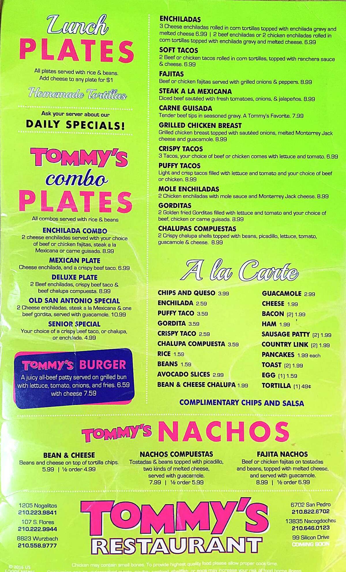 365 Days of Tacos Tommy’s Restaurant