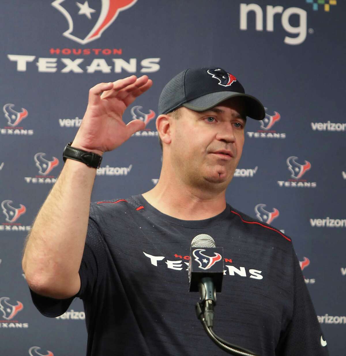 Fourth-year coach Bill O'Brien says he's having fun mentoring this group of Texans.﻿