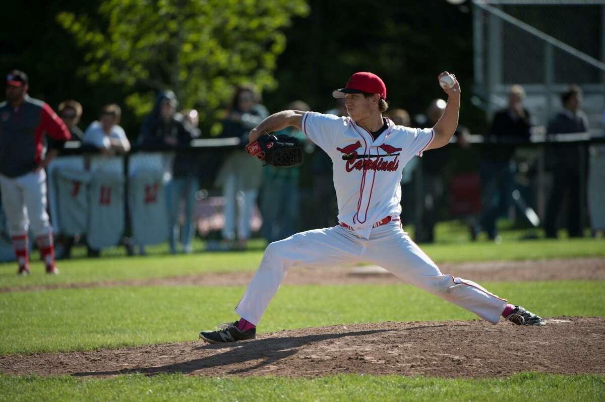 Greenwich senior left-hander Anthony Ferraro pitched Greenwich to a 15-5 win over Fairfield Warde on Monday.