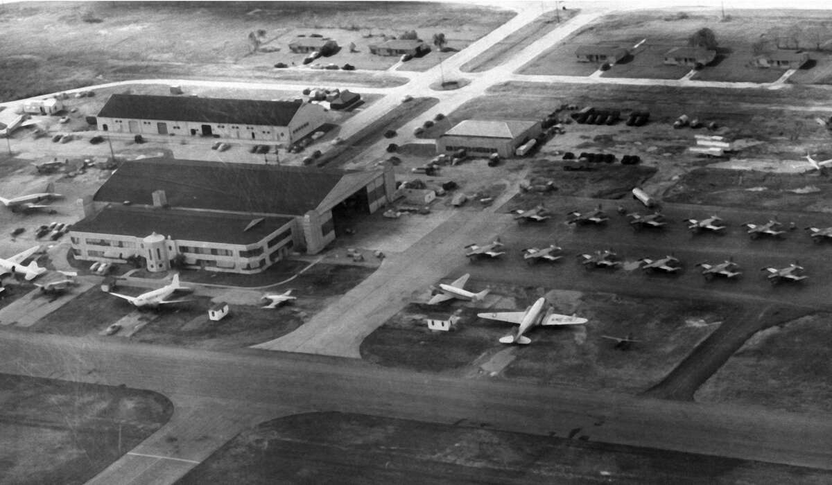 See historical photos of Ellington Field and squadron based there, as