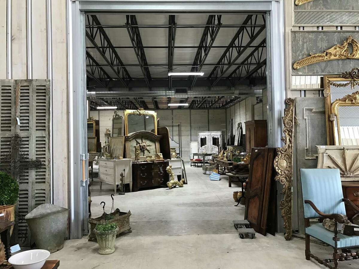Doorways seem to beckon endlessly at Market Hill, one of several large new indoor-outdoor venues open twice a year during "antiques week" in Round Top.