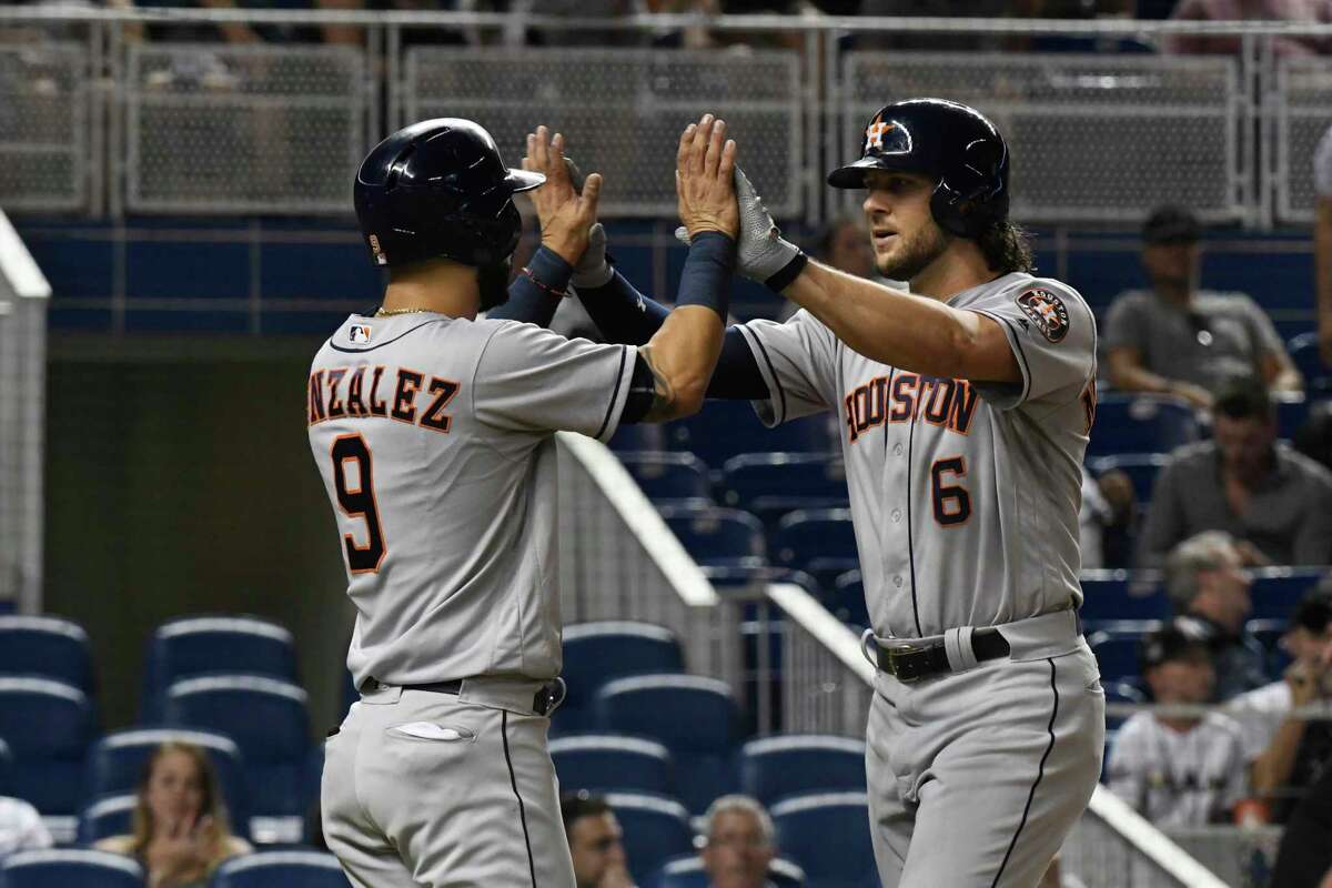 Astros' Jake Marisnick hits 2 homers vs. Miami