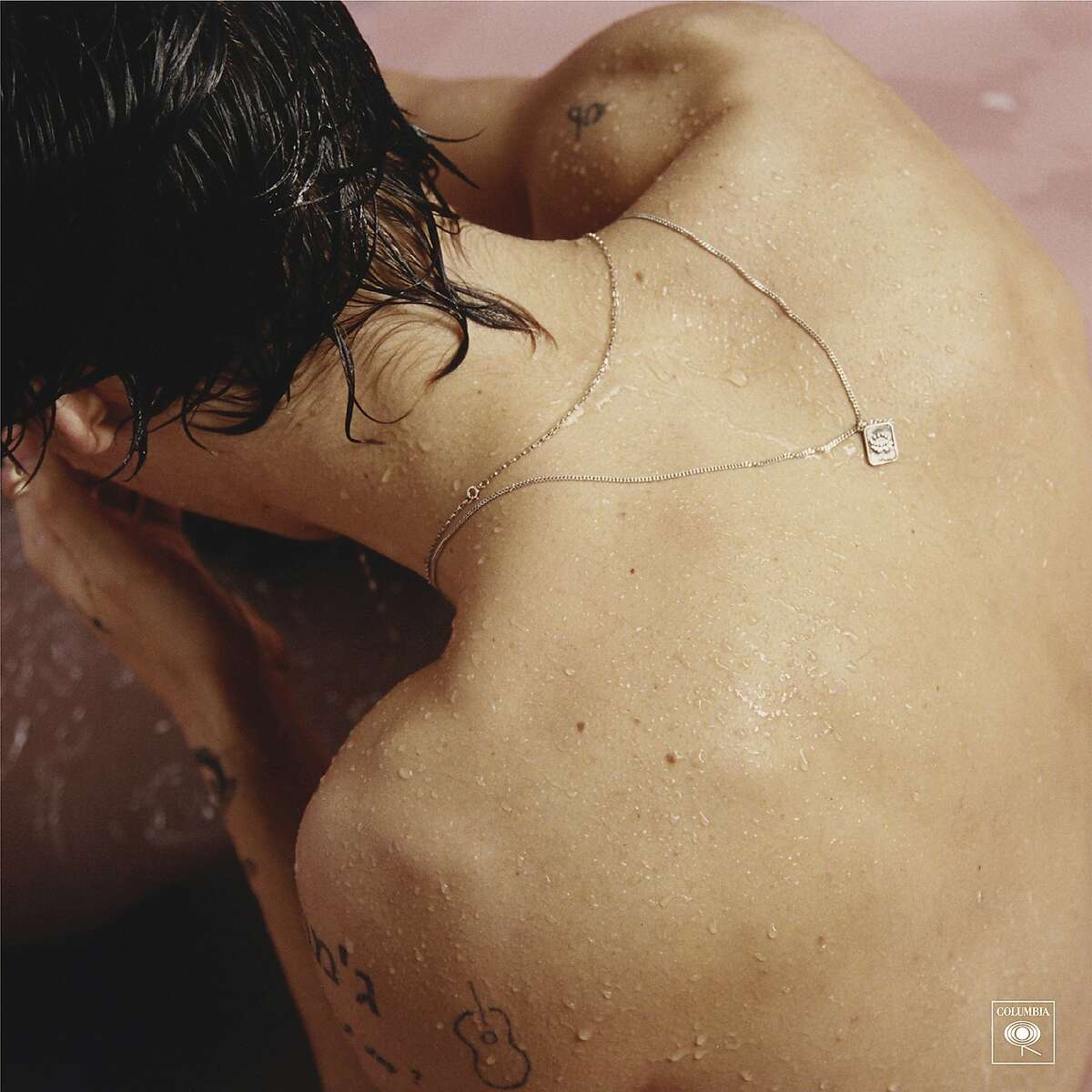 This image released by Columbia Records shows the self-titled album by Harry Styles. (Columbia Records via AP)