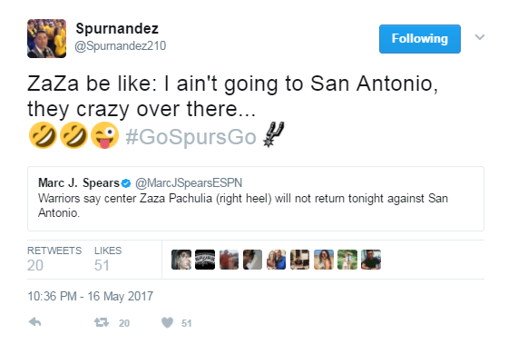 Spurs zealot making case against Zaza