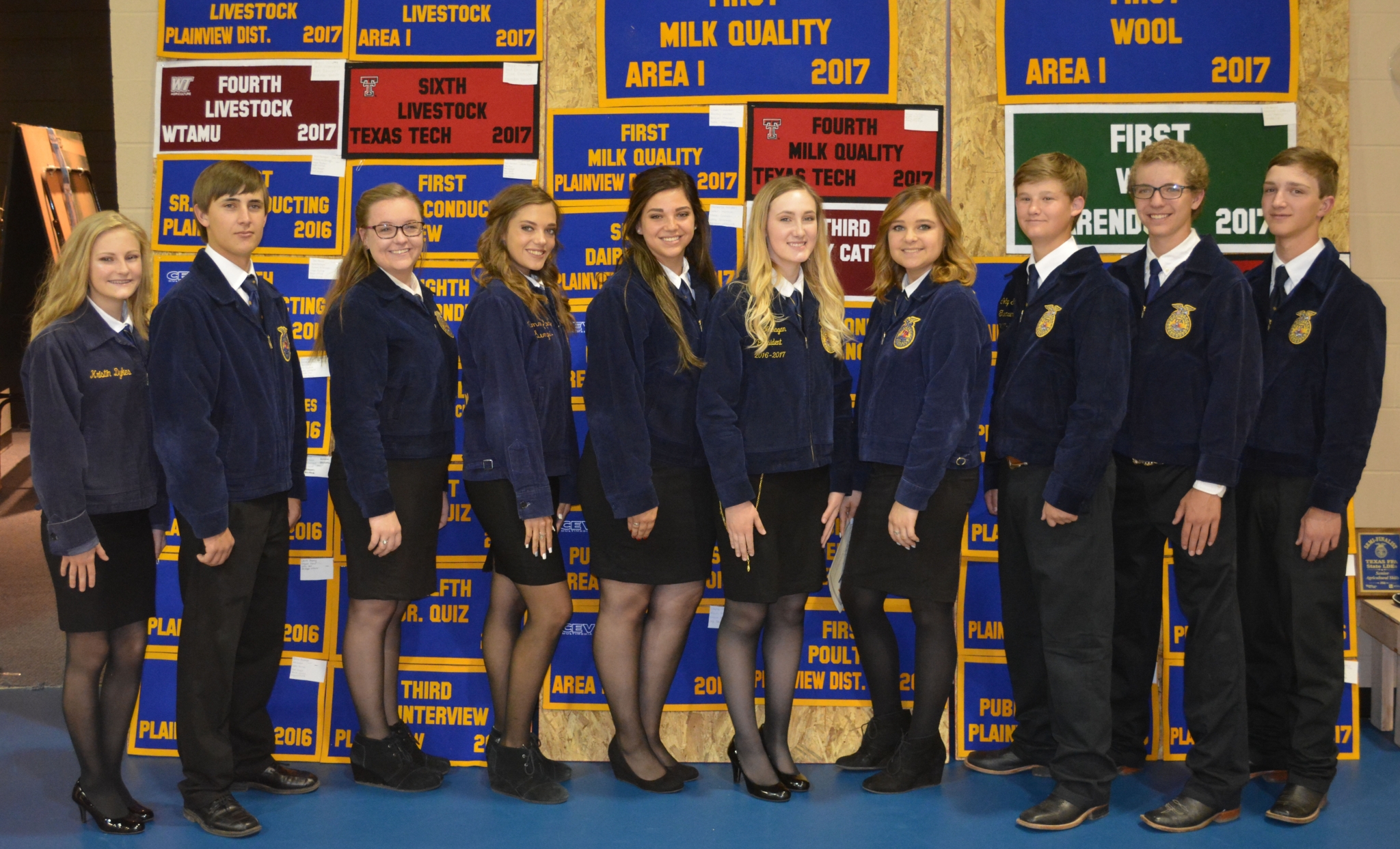 Plainview FFA Officers Plainview Daily Herald