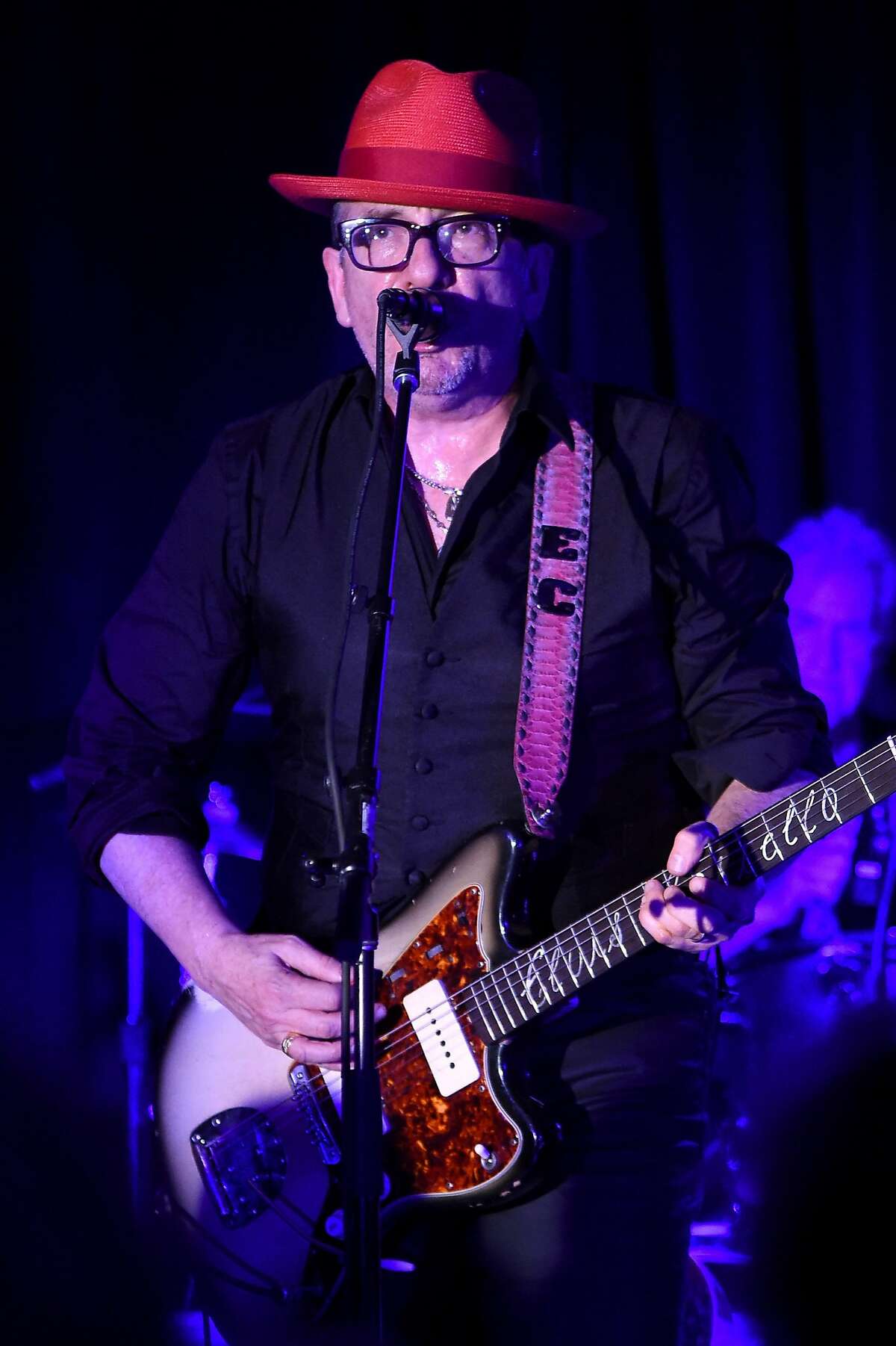 WASHINGTON, DC - APRIL 29: Elvis Costello performs at Full Frontal With Samantha Bee's Not The White House Correspondents' Dinner After Party at the W Hotel POV Rooftop on April 29, 2017 in Washington, DC. (Photo by Dimitrios Kambouris/Getty Images for TBS)