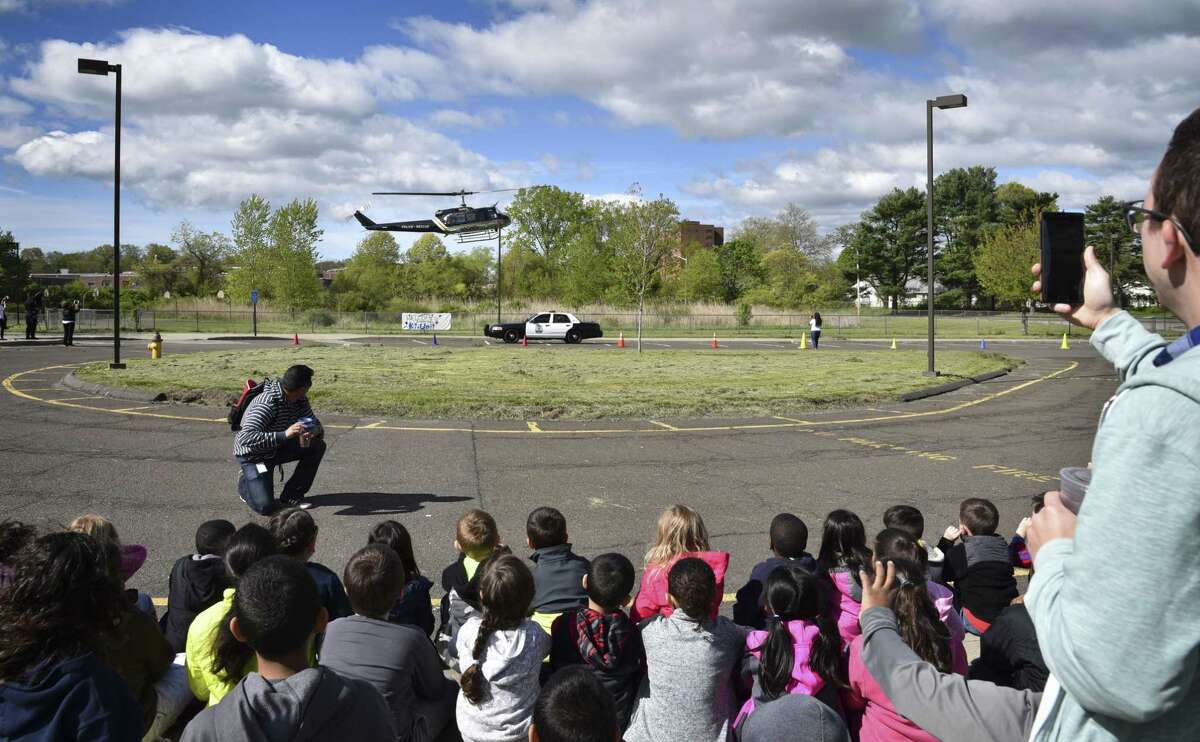6 to 6 treated to visit from police dog and helicopter