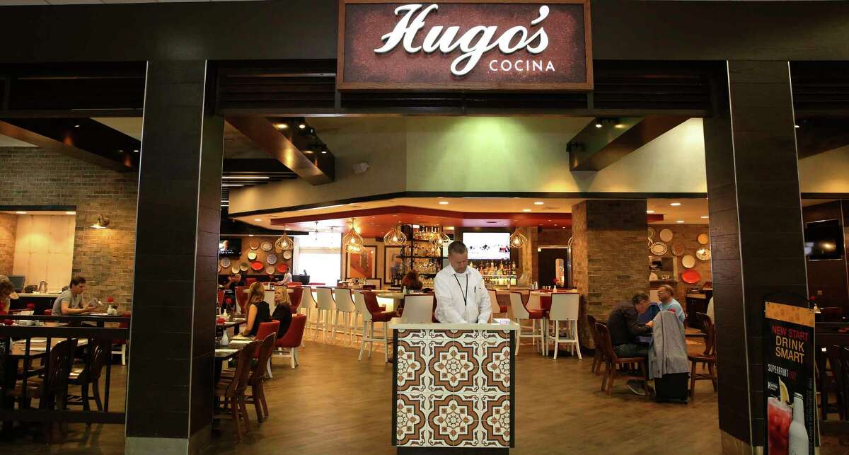Detail of Hugo's Cocina, a new concession in Terminal D at George Bush Intercontinental Airport. It's an example of IAH's attempts to bring a flavor of Houston to the airport dining experience.