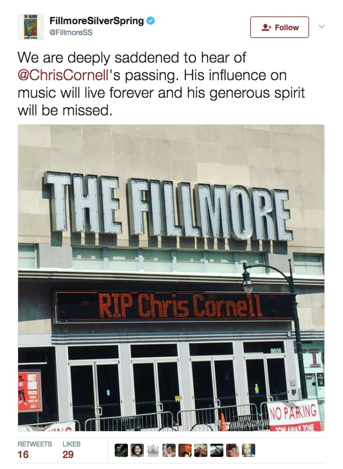 'Unbelievable, shocking and heartbreaking' Reactions to Chris Cornell