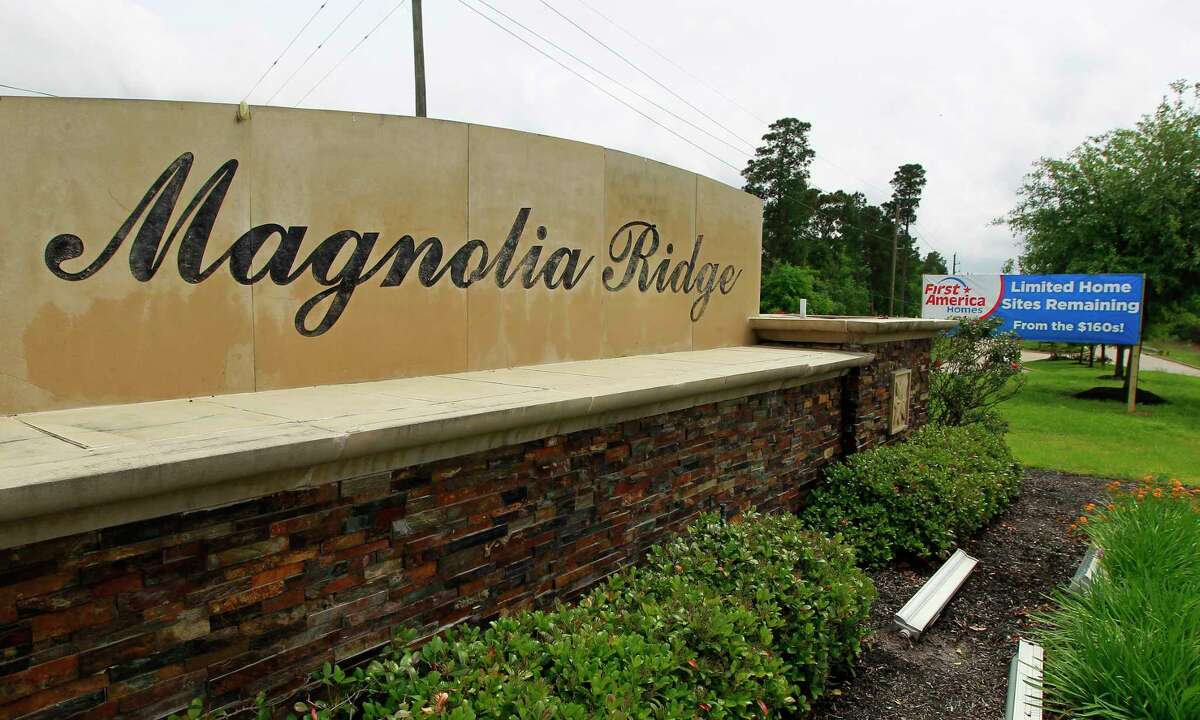 Magnolia Ridge master planned community on FM 1488 in Magnolia.
