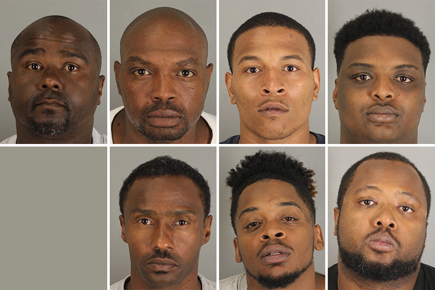 Seven arrested in narcotics raid