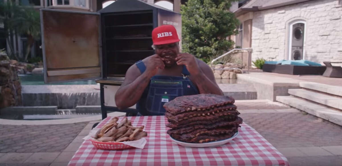 Vince Wilfork talking ribs for Kingsford Charcoal will bring you great joy