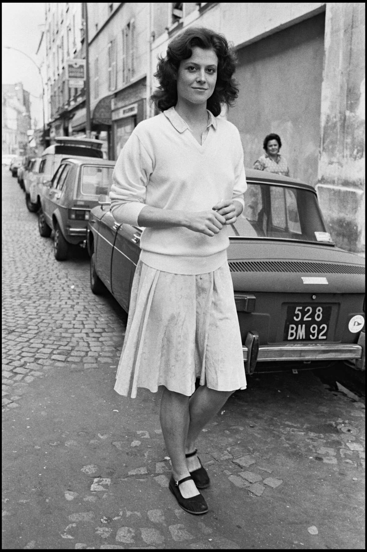 Sigourney Weaver in Paris, 1979.