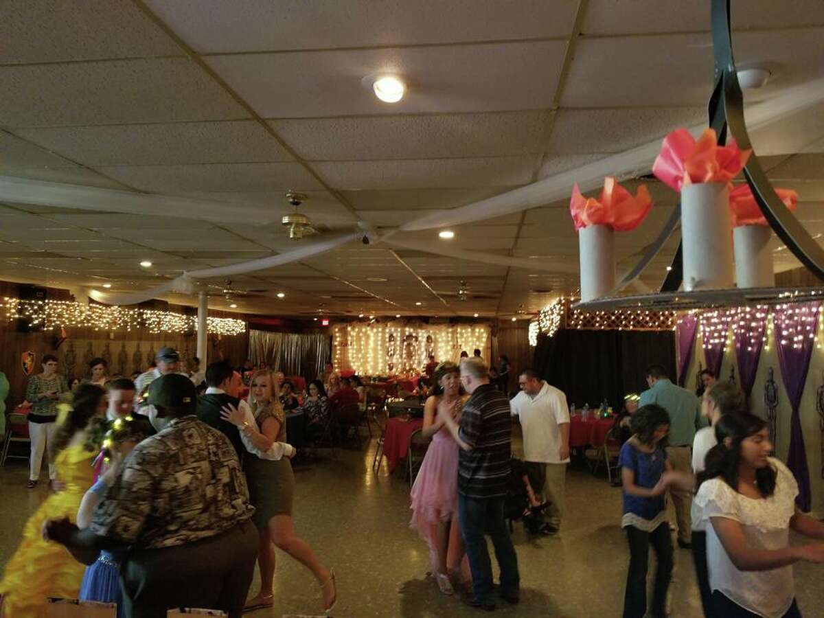 Elks Lodge hosts filled in as dance partners for many of the guests at the fourth annual Special Needs Prom on May 13.