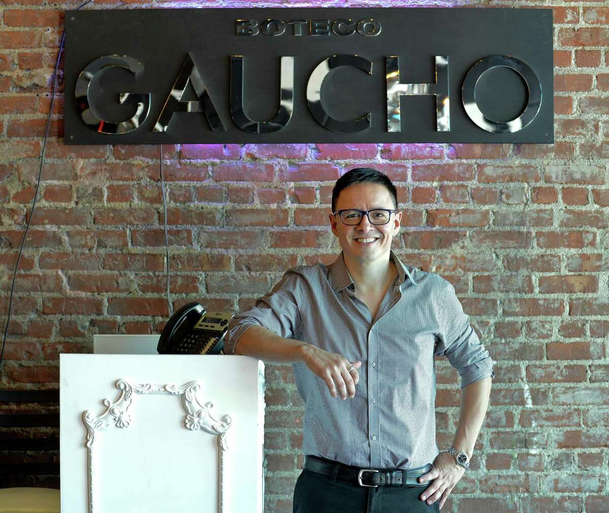 Eduardo Campos is owner of the new Gaucho Boteco restaurant in Stamford, Conn. on May 17, 2017.