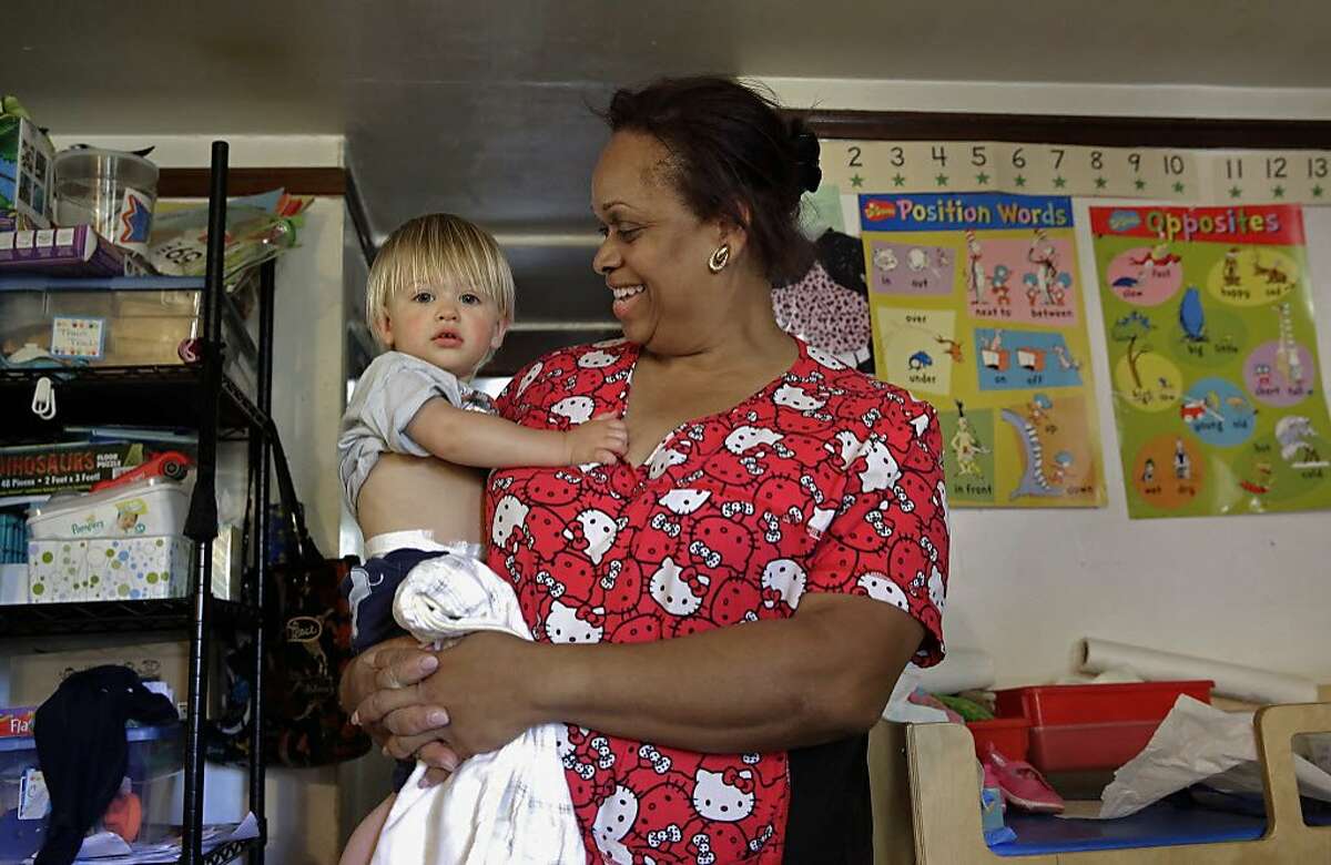 Nancy Harvey runs a child day care out of her home in Oakland, Ca., as seen on Friday May 19, 2017. Harvey has been able to get health insurance through the ACA and receives subsidies to buy a Kaiser plan through Covered California.