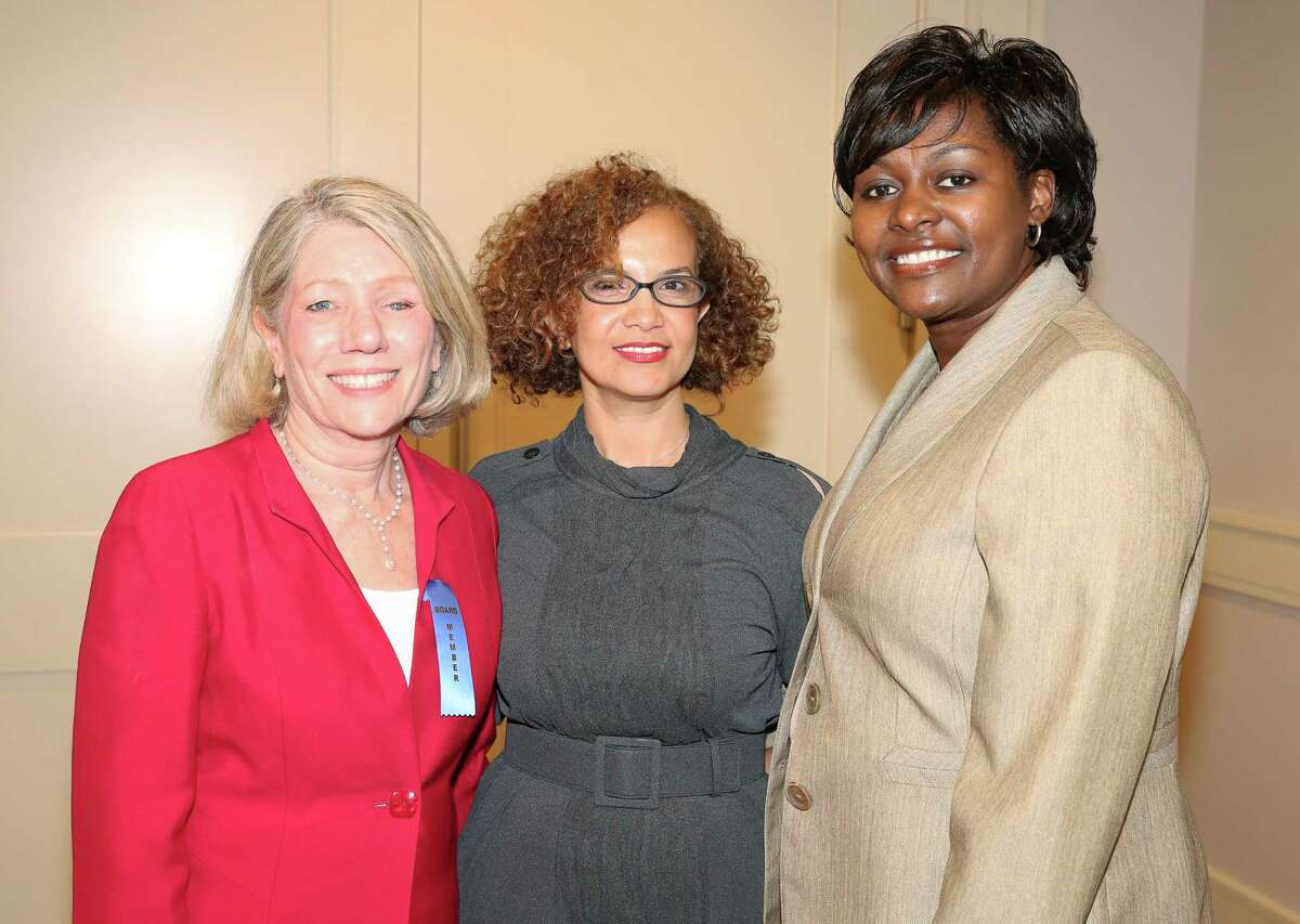 Co-chairs Catherine Garcia-Prats, from left, Sara Oussar and Deidre Jackson﻿