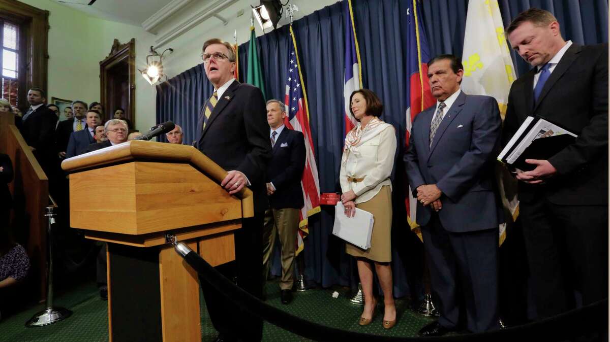 Texas Lt. Gov. Dan Patrick and his cohorts fixated on the hateful "bathroom bill" crusade and left untended countless needs that would have improved the lives of our state's children. (AP Photo/Eric Gay)