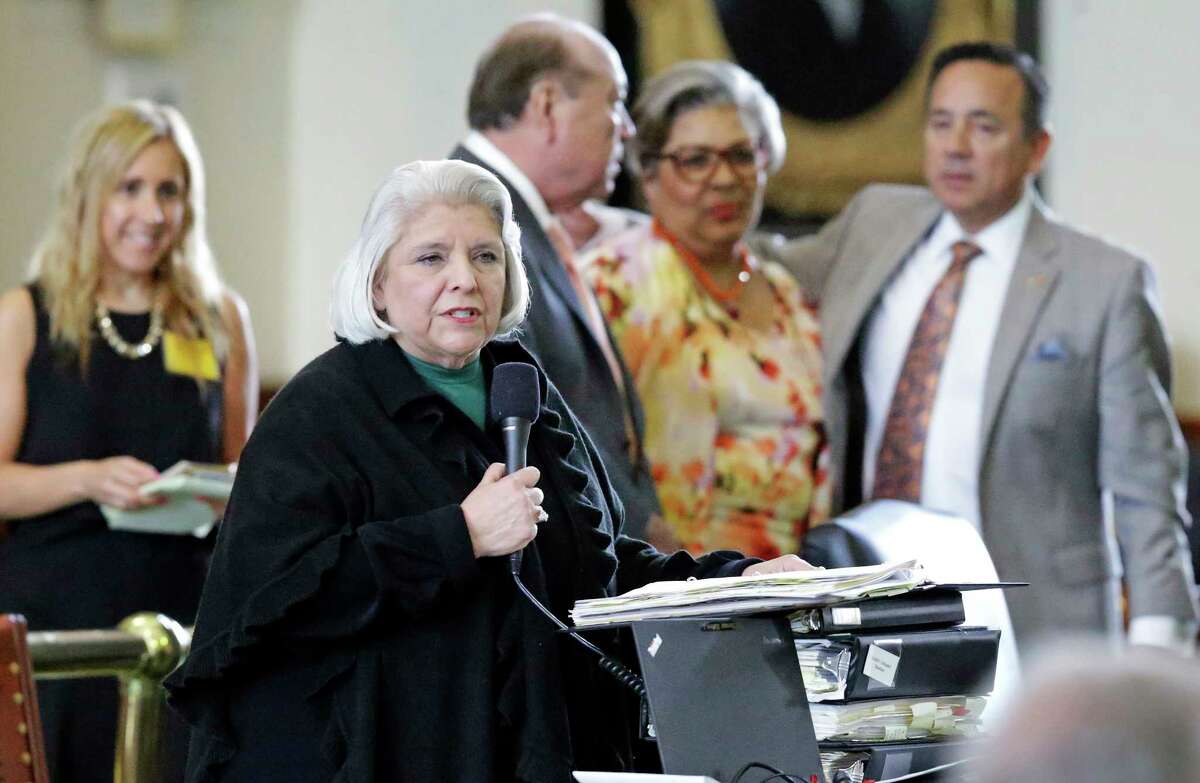 Sen. Judith Zaffirini, D-Laredo, is a driving force in the bill that would ban texting while driving.﻿