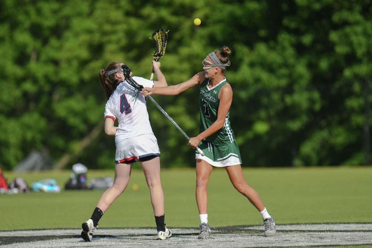 FAA Girls Championship Lacrosse game action between Sacred Heart Greenwich and Greens Farms Academy at Sacred Heart Greenwich on May 19, 2017 in Greenwich, Connecticut.