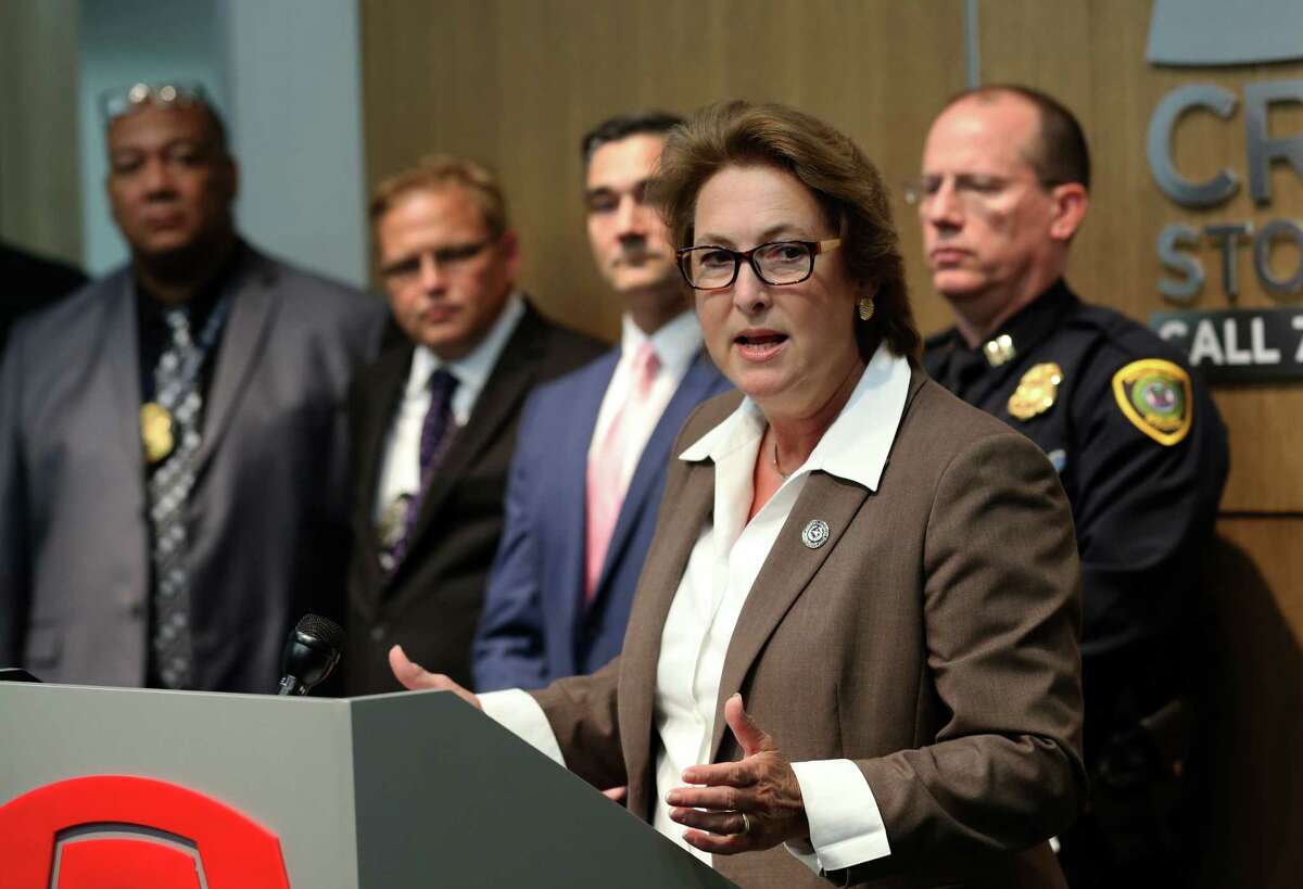 Harris County District Attorney Kim Ogg highlighted the critical role that Crime Stoppers made in two deadly hit-and-run cases. Those drivers now face up to 20 years in prison. ﻿