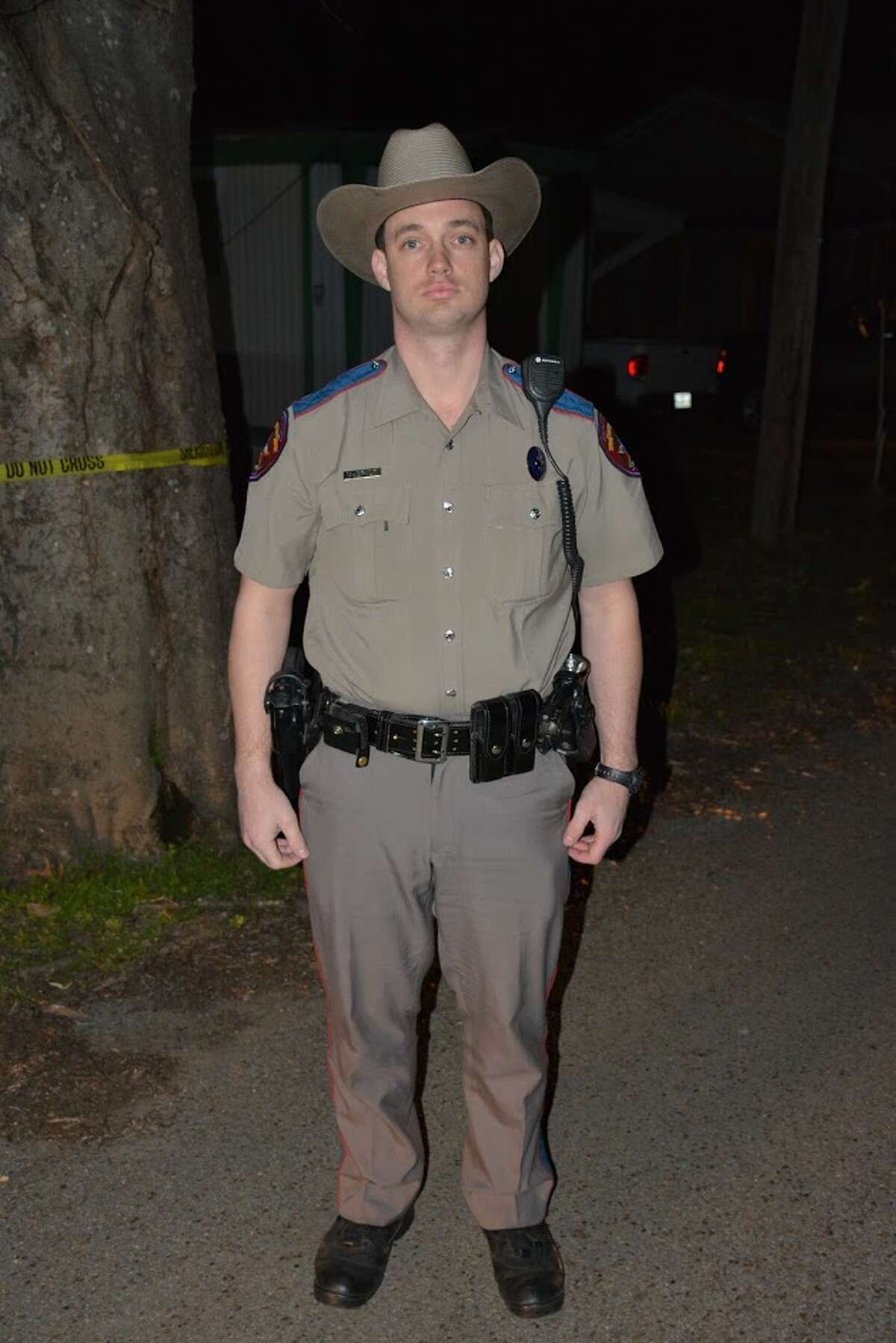Texas DPS Trooper Daniel McBride, photographed on Feb. 13, 2016, the night that he shot Calin Devonte Roquemore in Beckville. McBride was cleared by a grand jury and in an internal review of the shooting.