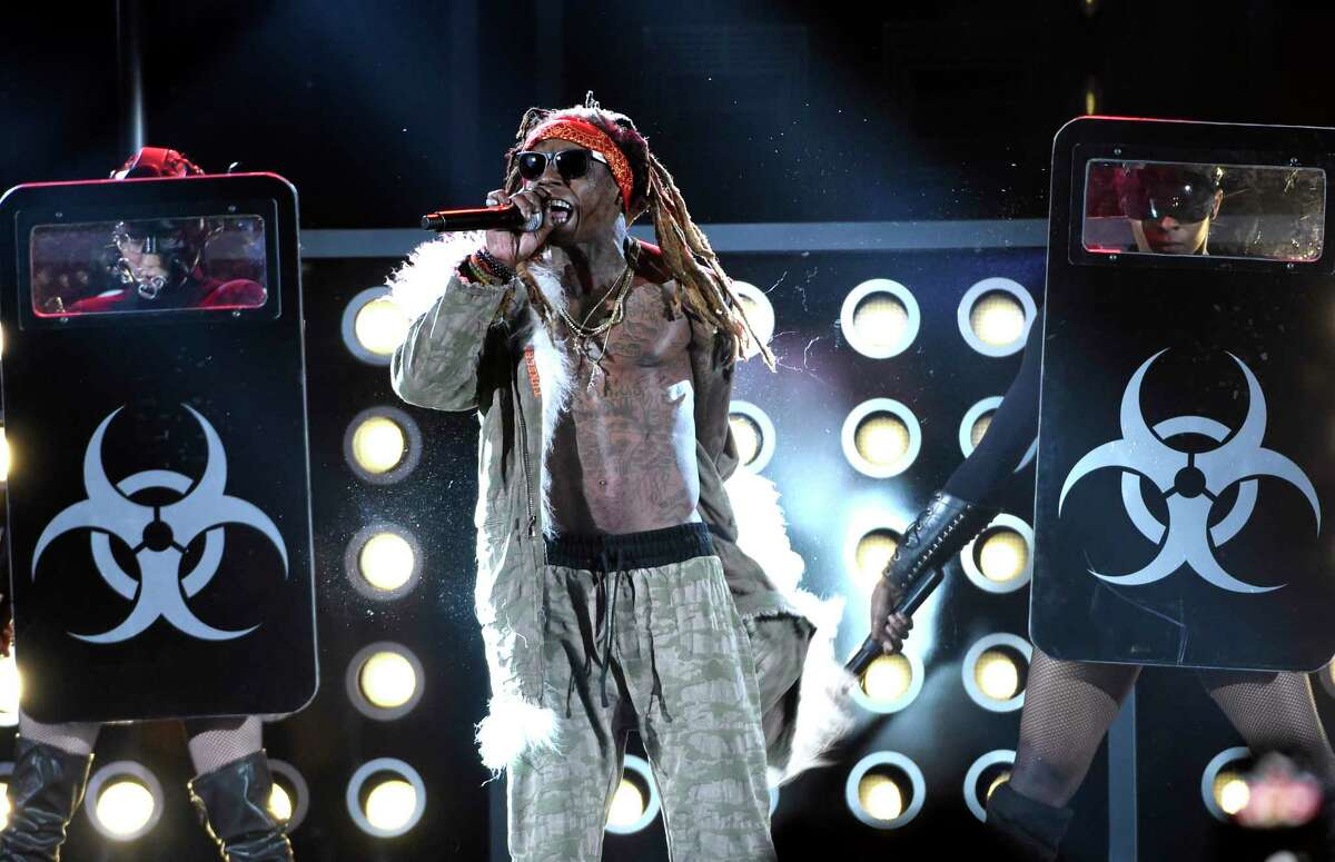 Lil Wayne performs at the Billboard Music Awards at the T-Mobile Arena on Sunday, May 21, 2017, in Las Vegas. (Photo by Chris Pizzello/Invision/AP)