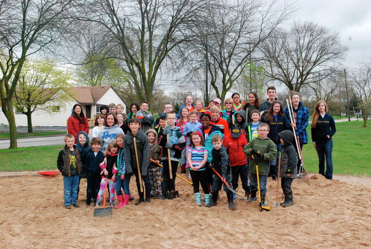 The entire student population and faculty from The Midland Academy spent April 21 working with Midland County Parks and Recreation at Grove, Fournie, Central and Emerson parks.