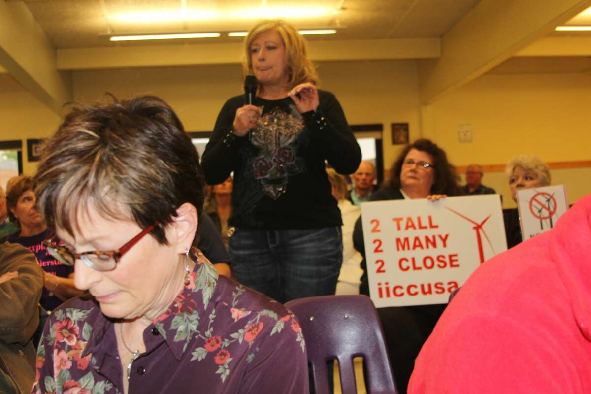 Residents from as far away as the Upper Peninsula had a message for State Rep. Gary Glenn to take back to Lansing recently at a town hall on renewable energy.