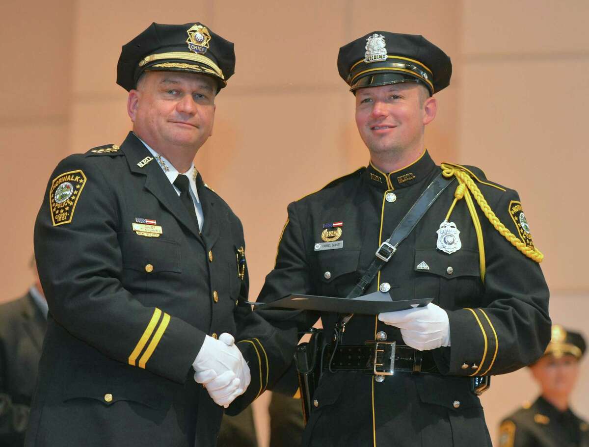 Norwalk honors its police officers