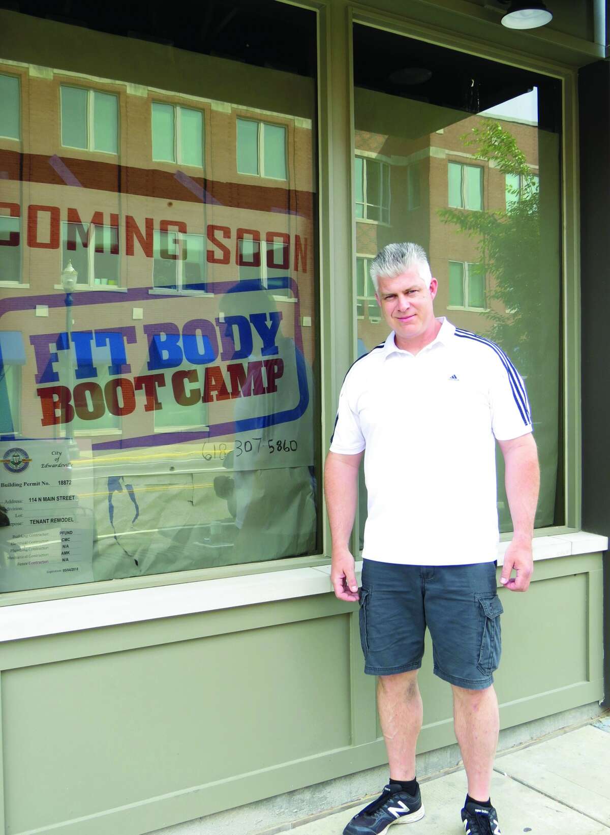 Travis Akin is opening Fit Body Boot Camp at 114 North Main St. in downtown Edwardsville.