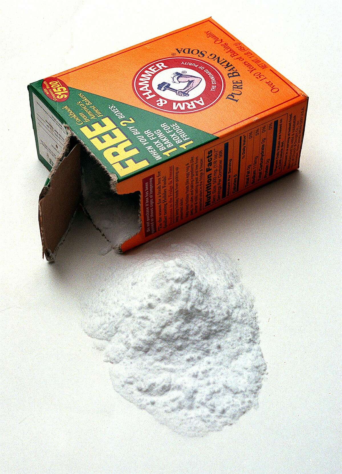 Sprinkle baking soda on funky rugs or upholstery, leave it for a few hours (or overnight), then vacuum it up.