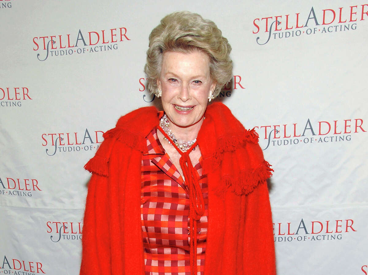 FILe - In this March 17, 2008 file photo, actress Dina Merrill attends the 4th Annual Stella by Starlight benefit in New York. Merrill, the rebellious heiress who defied her super-rich parents to become an actress, died Monday, May 22, 2017, at age 93. (AP Photo/Evan Agostini, File)