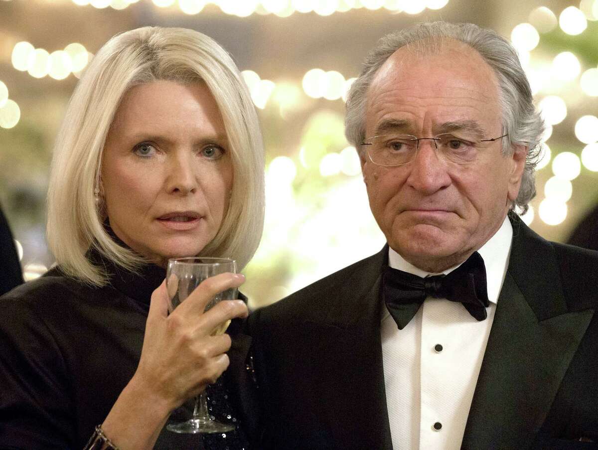 Michelle Pfeiffer plays Bernard Madoff's wife, and Robert DeNiro plays Madoff in HBO's "Madoff: The Wizard of Lies," which premiered this month.