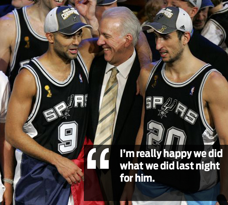 Spurs Coach Gregg Popovich Speaks On Manu Ginobili's Possible Retirement