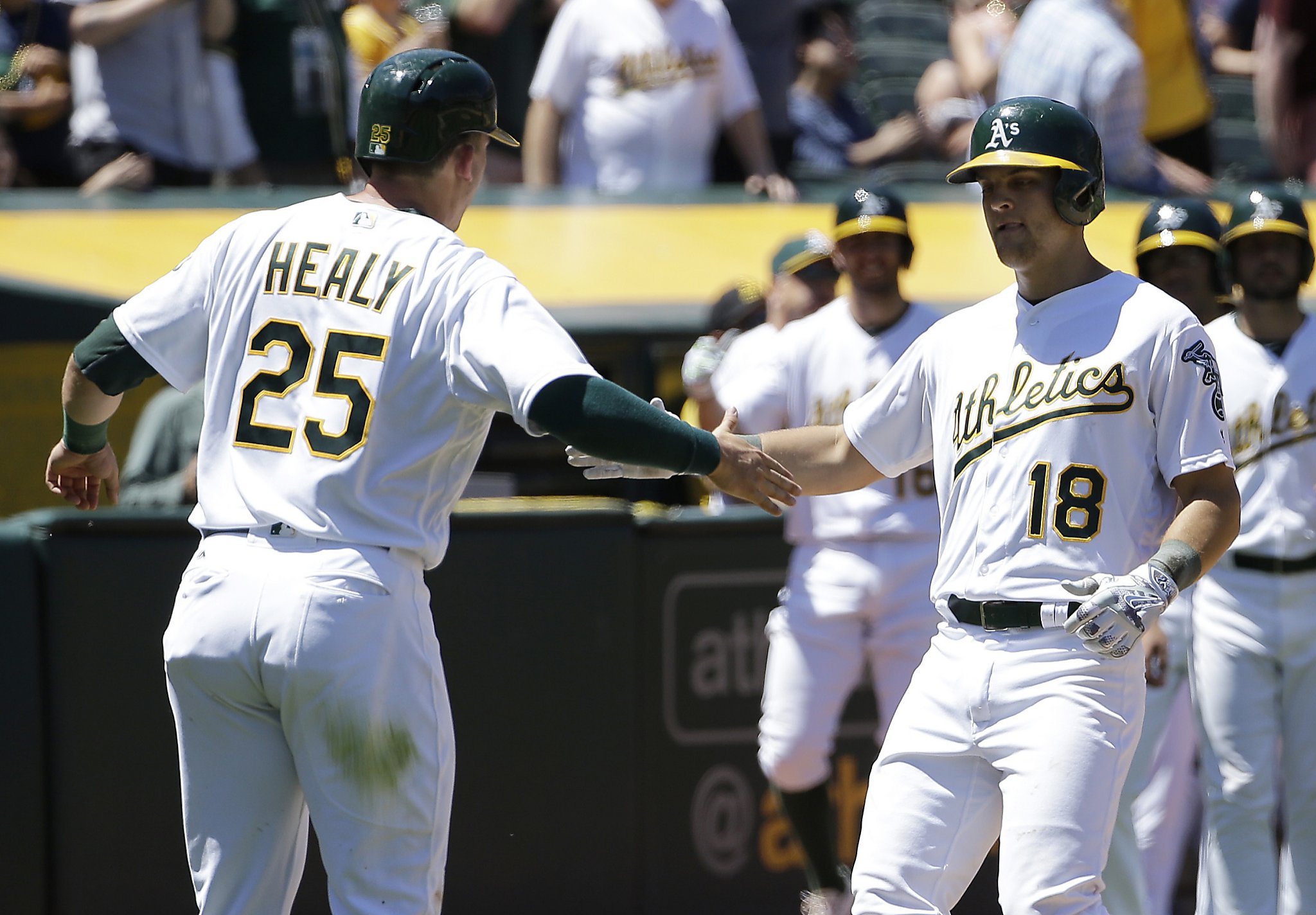 Hot-hitting Chad Pinder out of A’s lineup; upcoming pitching plans