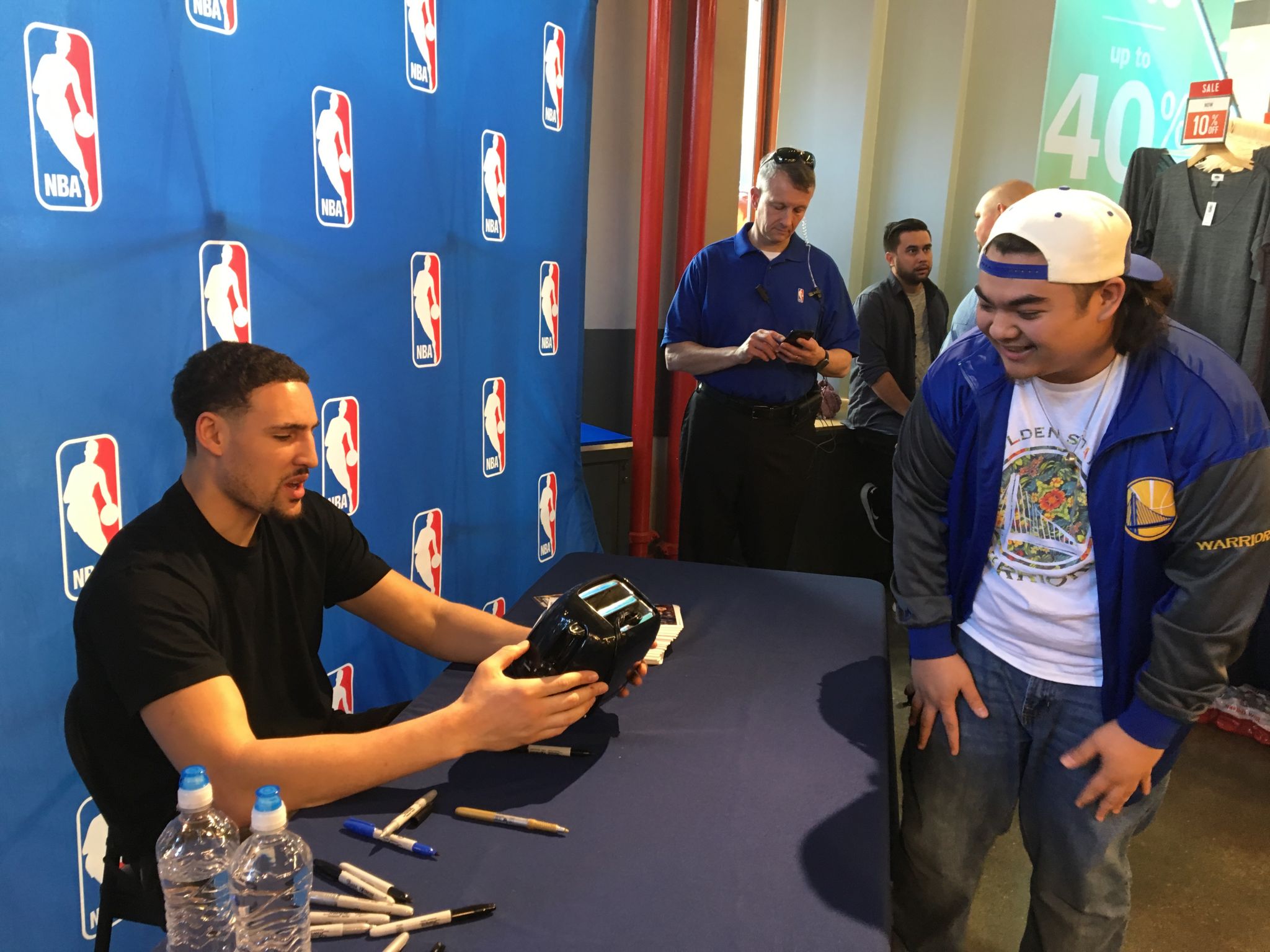 Warriors went 312 after Klay Thompson signed a toaster — here's the