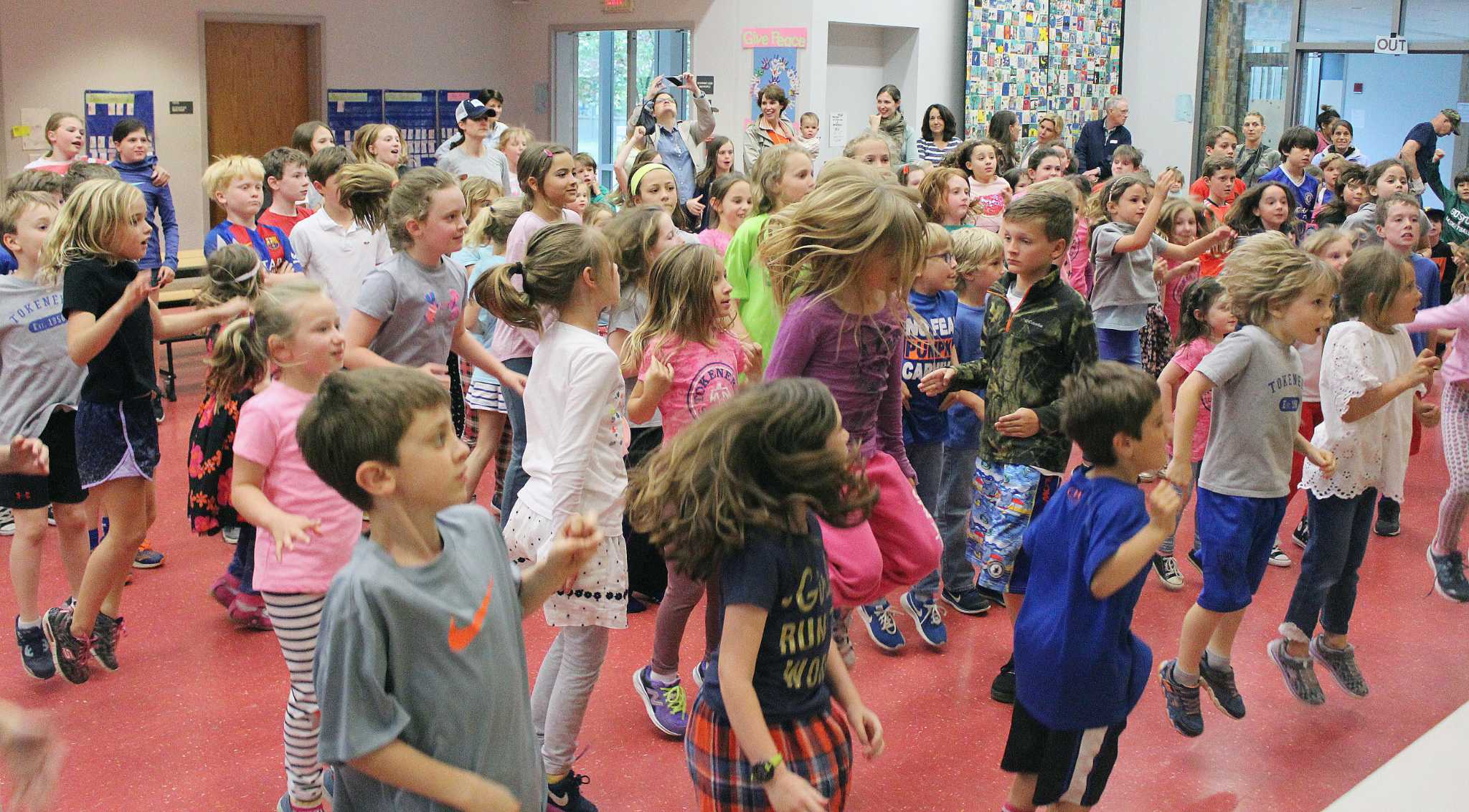 Tokeneke Elementary School students raise over 3,000 for sister school