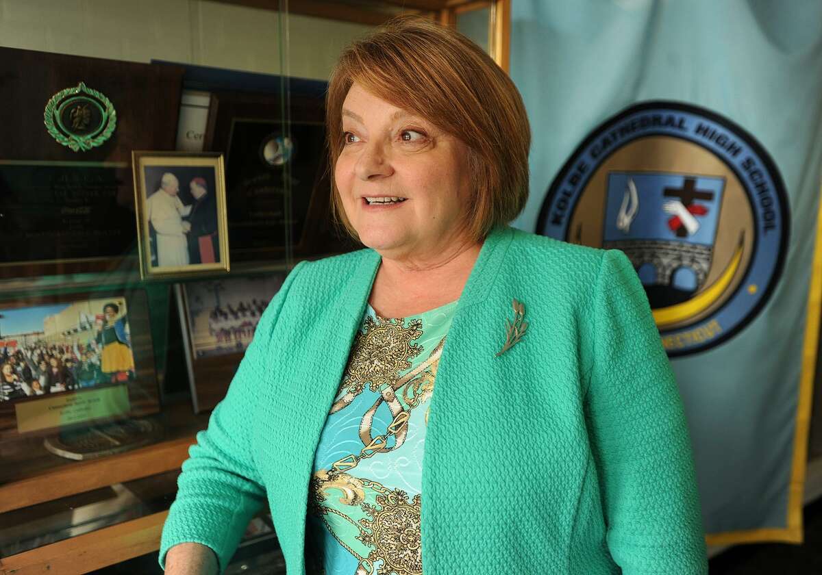 Jo-Anne Jakab is retiring from her position as president/principal at Kolbe Cathedral High School in Bridgeport, Conn. after 43 years at the school.
