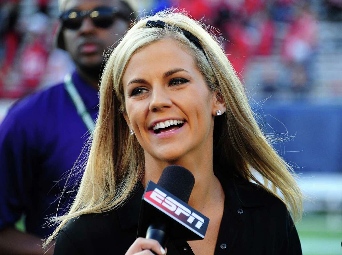 Sunday NFL Countdown Host Sam Ponder and Former NFL coach & ESPN News  Photo - Getty Images