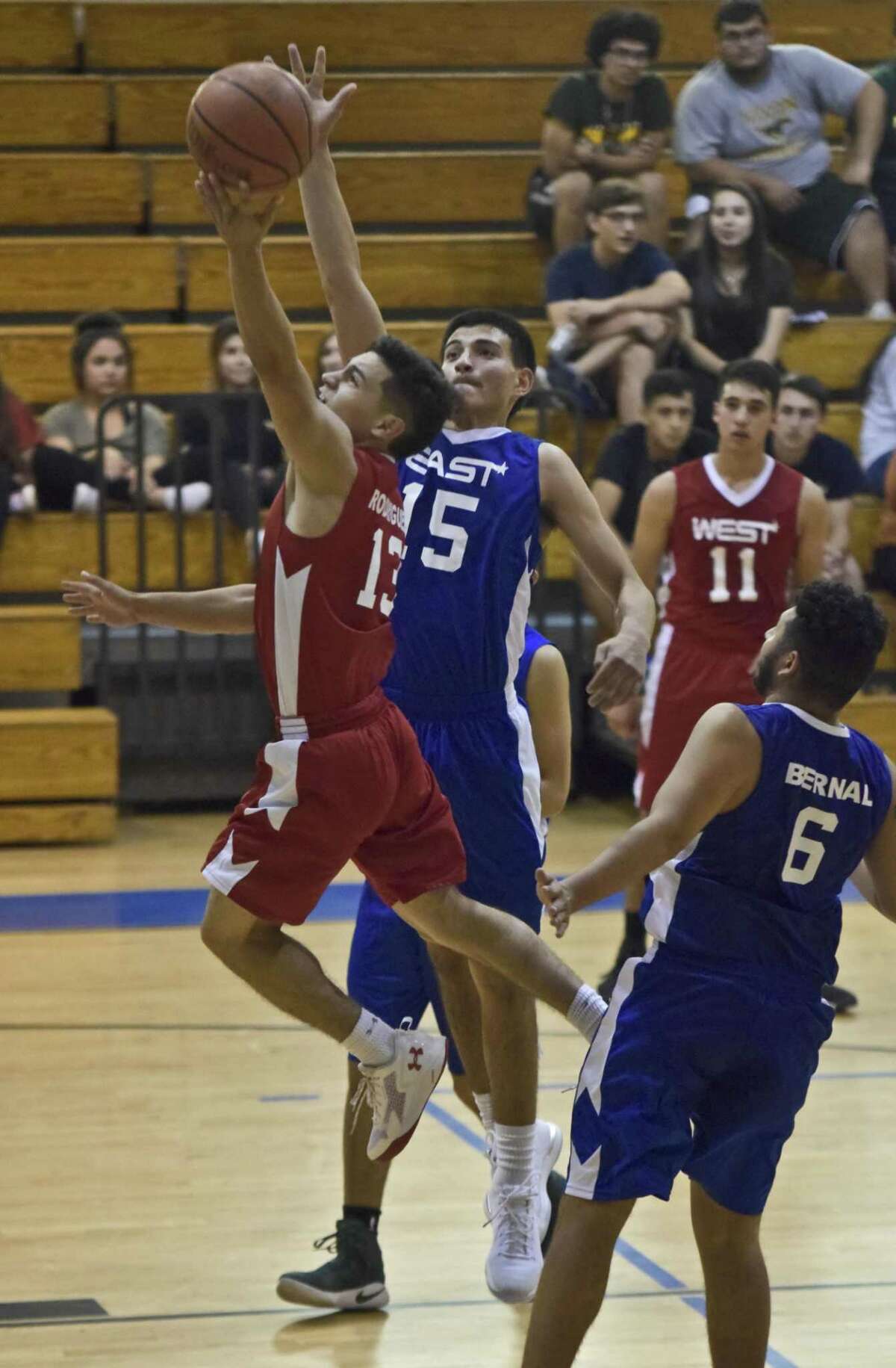 West All-Star Devin Rodriguez tallied 10 points as his team won the Bosom Buddies East/West All-Star game 91-74 on Wednesday at St. Augustine.