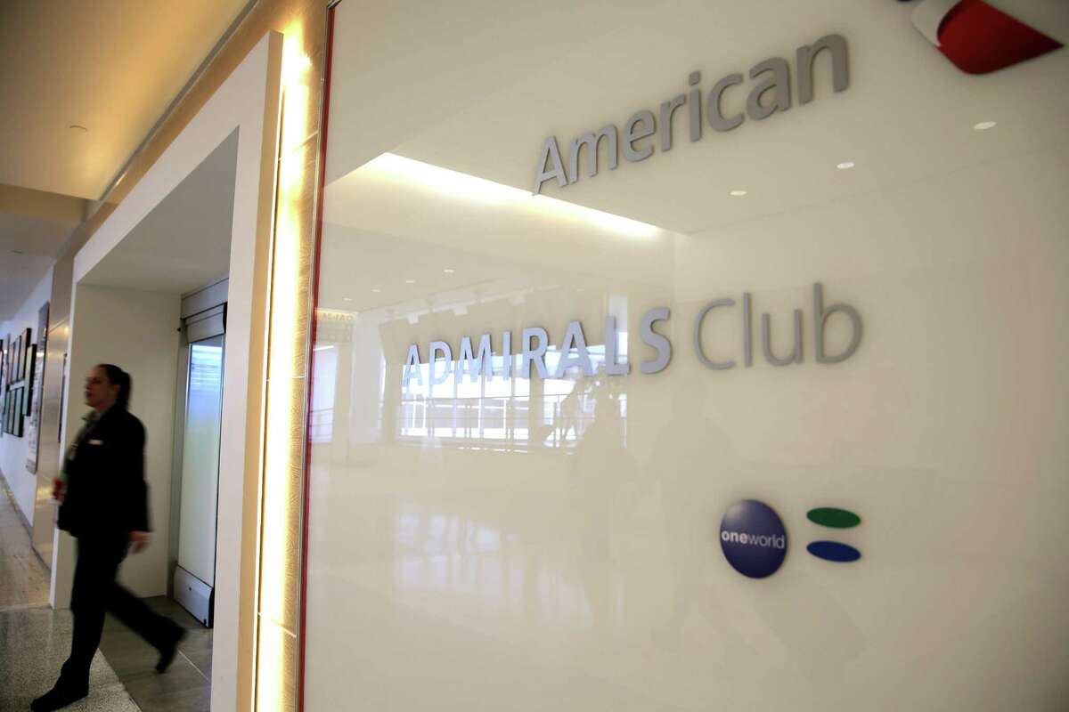 Photos of the new Admirals Club for American Airlines customers at Terminal A at IAH on Wednesday, May 24, 2017, in Houston. The club has its official opening June 12. ( Elizabeth Conley / Houston Chronicle )