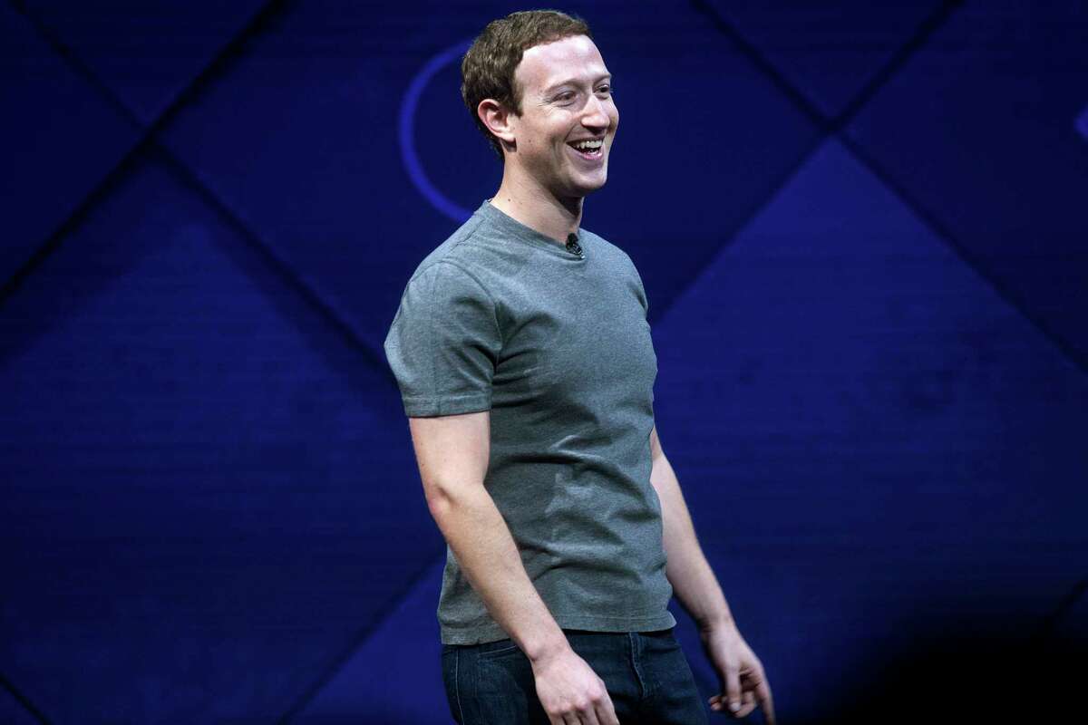 FILE- In this April 18, 2017, file photo, Facebook CEO Mark Zuckerberg speaks at his company's annual F8 developer conference in San Jose, Calif. Zuckerberg is scheduled to give a commencement speech at Harvard, the university he dropped out of years ago to create Facebook, on Thursday, May 25.