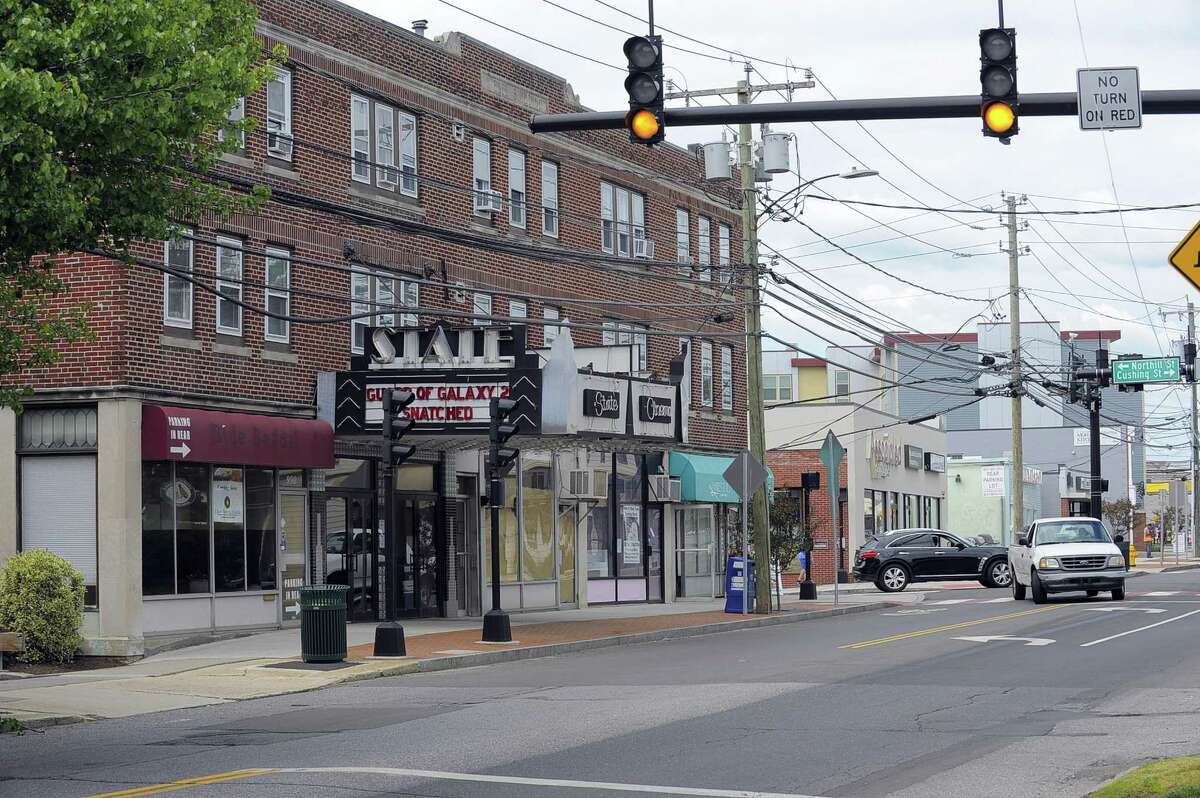 A view of the State Cinema theater on Hope Street in the Springdale section of Stamford, Conn. on Wednesday, May 24, 2017.