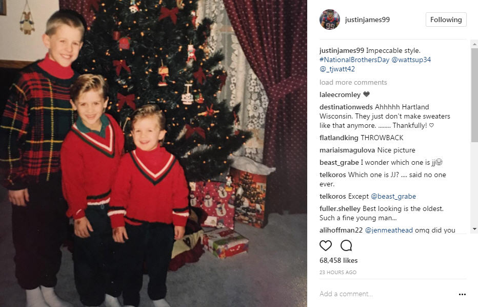 Photos: Derek Watt Teams Up with JCPenney to Spread Holiday Cheer