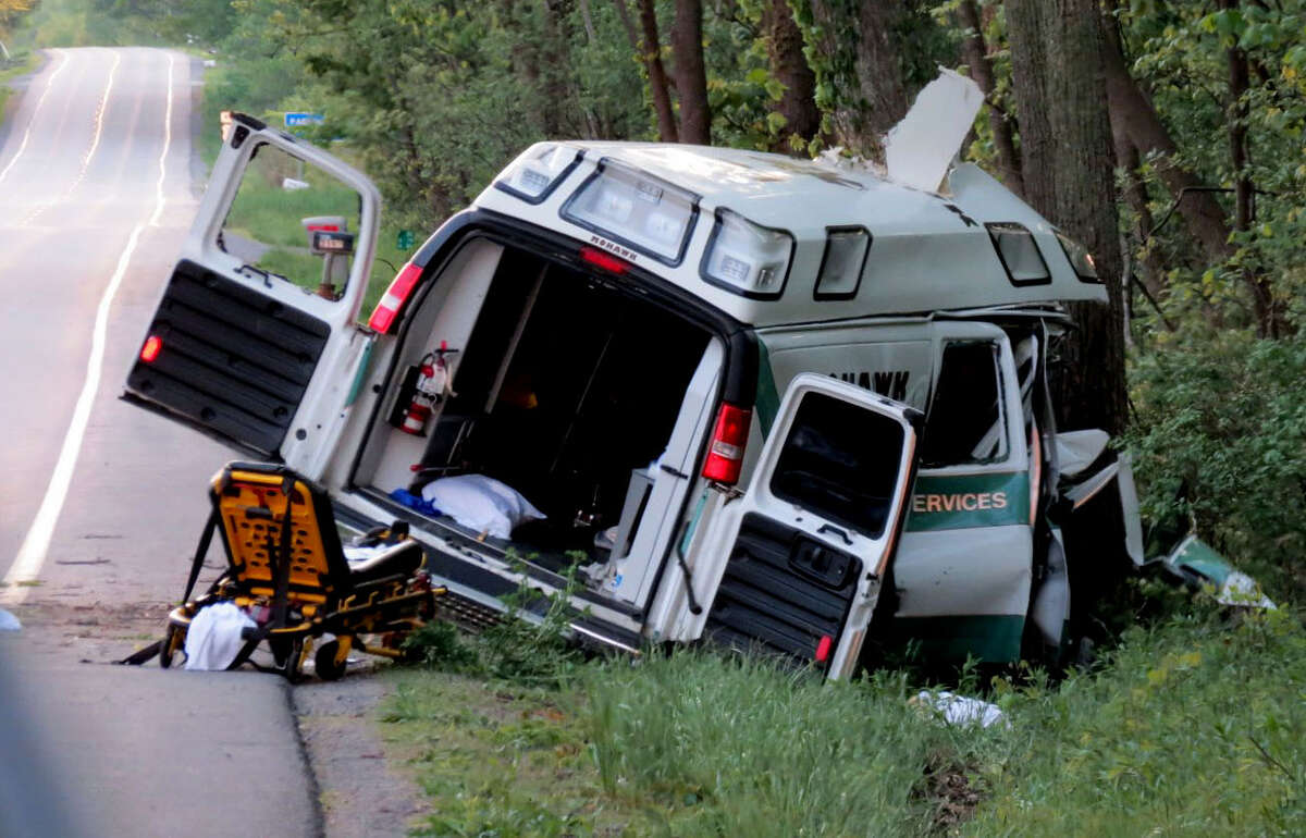 Patient killed in ambulance crash died of massive injuries, sheriff said