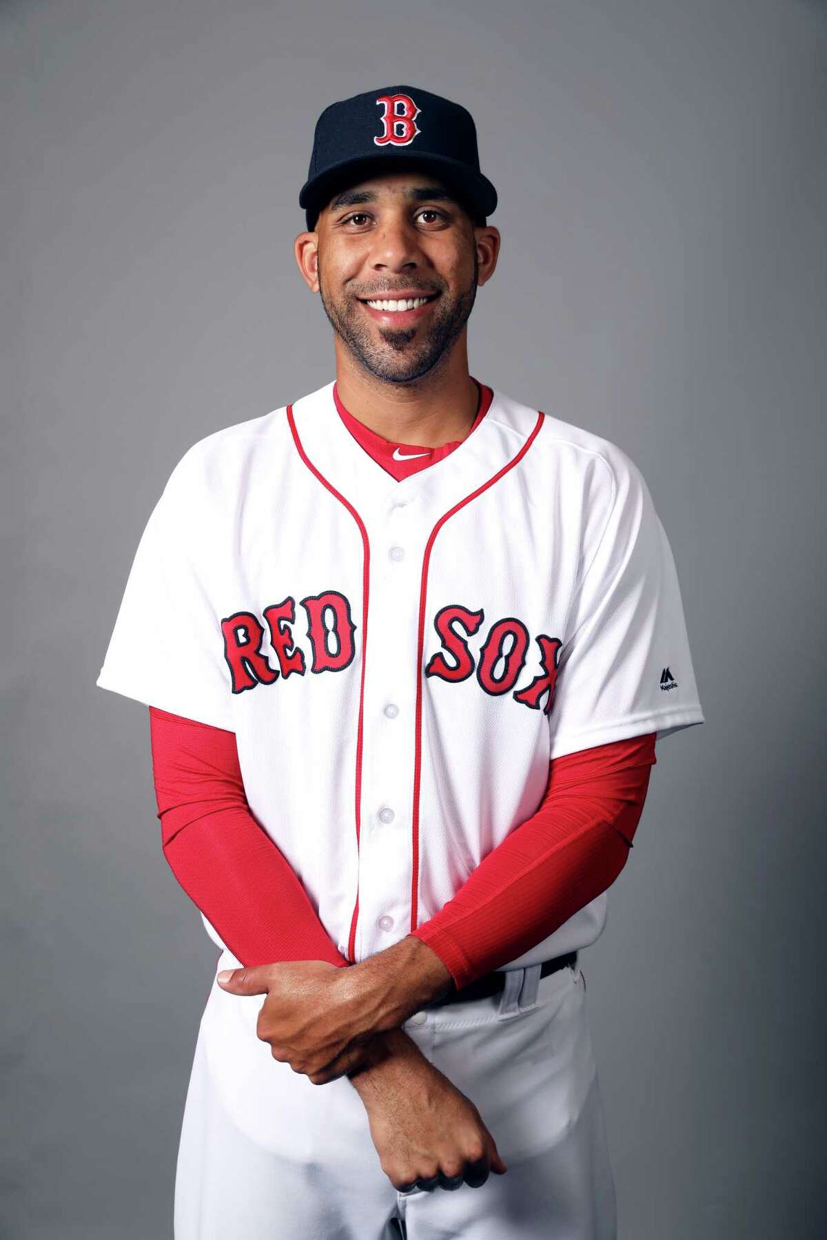 FORT MYERS, FL - FEBRUARY 19: David Price #24 of the Boston Red Sox poses during Photo Day on Sunday, February 19, 2017 at JetBlue Park in Fort Myers, Florida. (Photo by Robbie Rogers/MLB Photos via Getty Images) *** Local Caption *** David Price